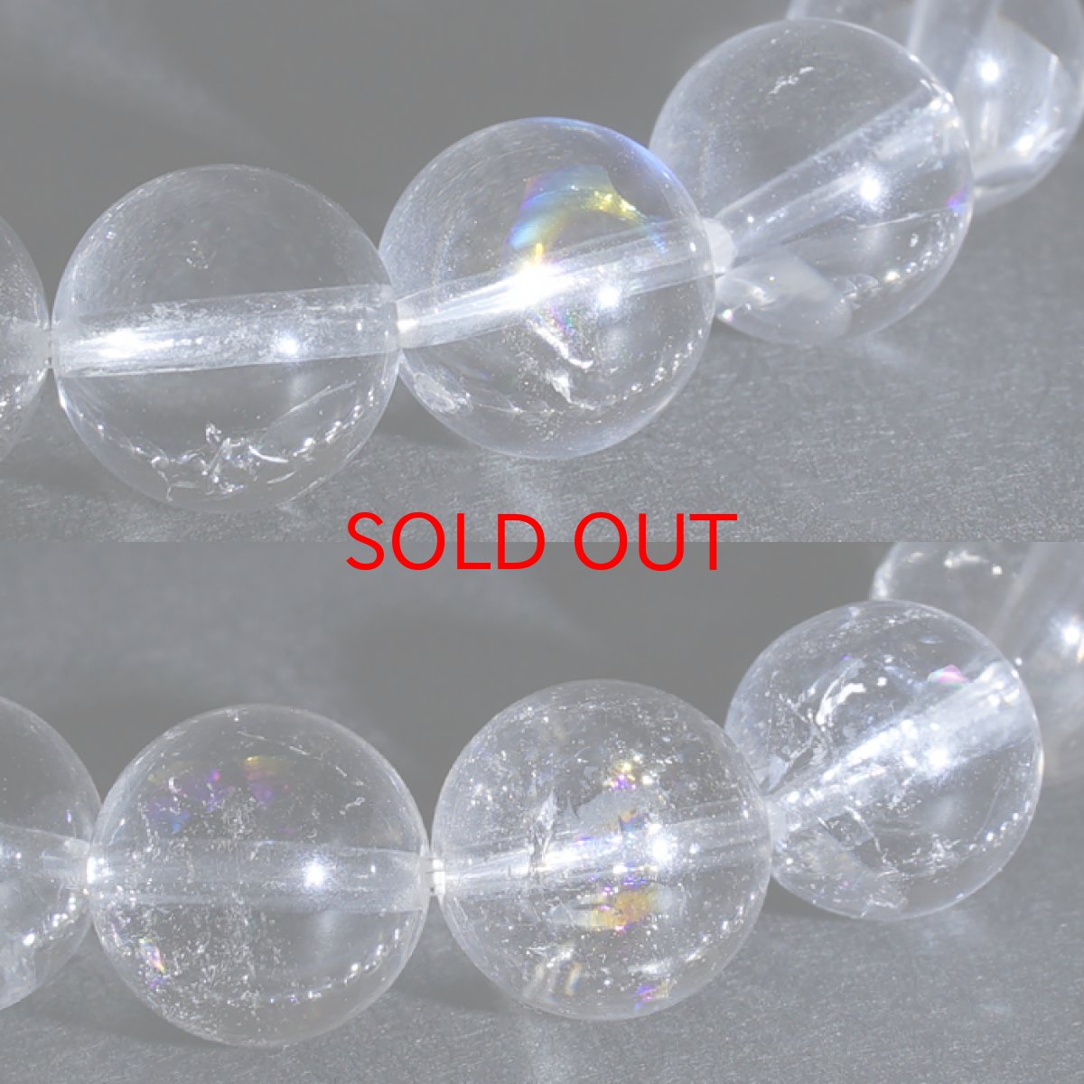 画像5: 【大決算セール 30%OFF】 レインボーレムリアンシード 9mm ブレスレット 水晶 コロンビア産 【一点物】 Lemurian Seed 稀少石 瞑想 ヒーリング 浄化 天然石 パワーストーン カラーストーン (5)