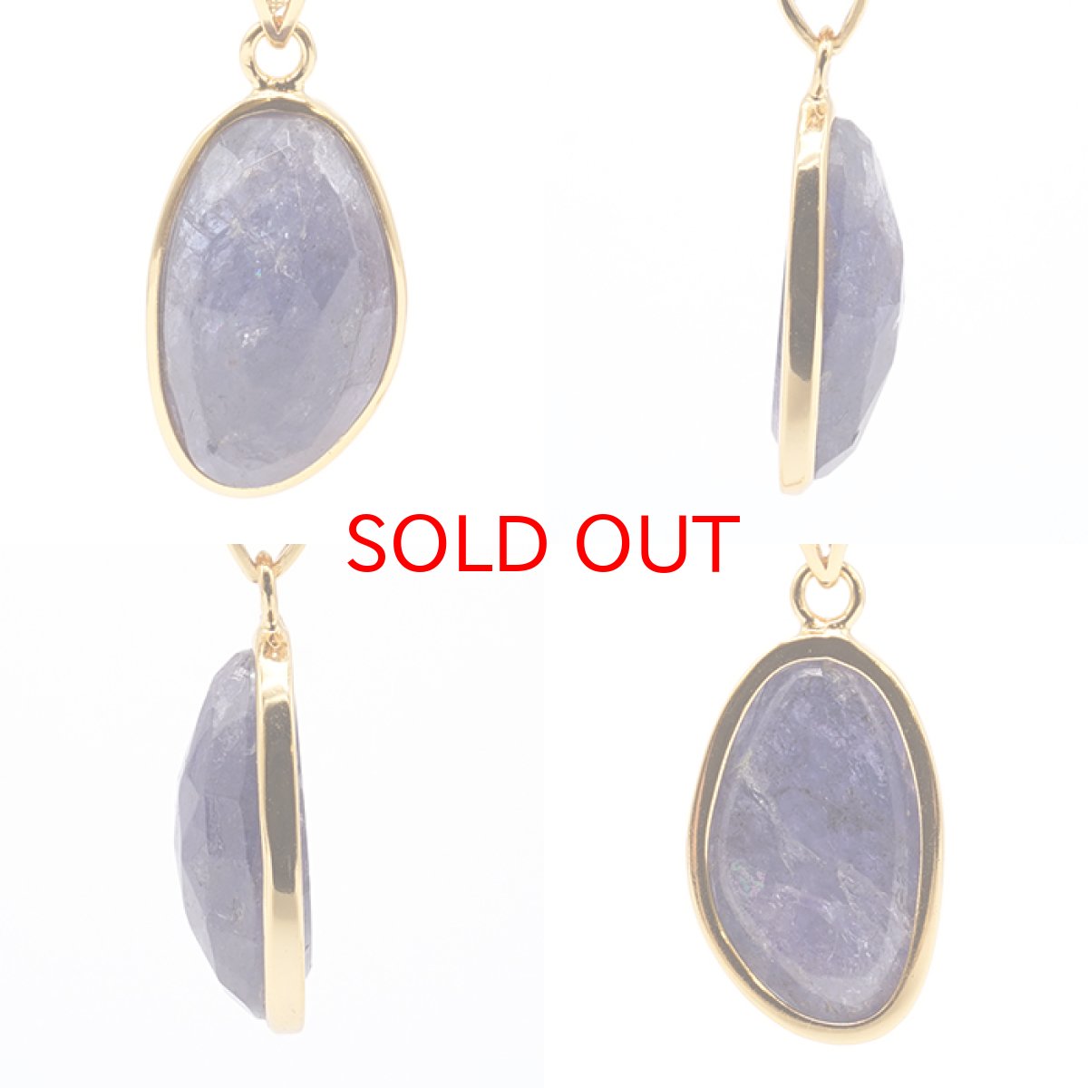 画像2: タンザナイト SV925 ペンダントトップ ローズカット 覆輪 タンザニア産  一点物 Tanzanite 12月 誕生石 天然石 パワーストーン カラーストーン (2)