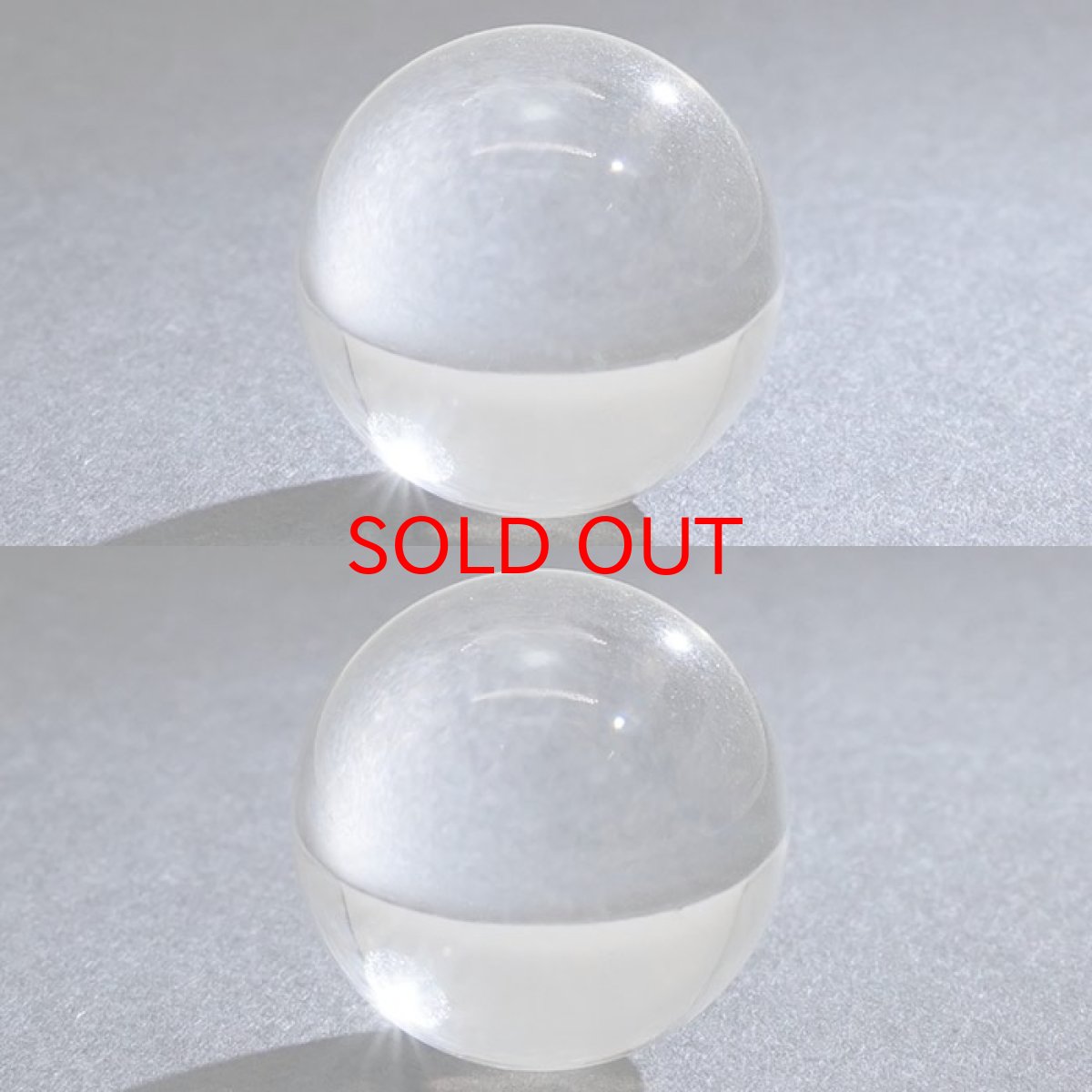 画像2: 【20%OFFセール】 【山梨一級研磨士 作】 水晶 19mm 丸玉 ブラジル産 Quartz お守り 浄化 天然石 パワーストーン カラーストーン (2)