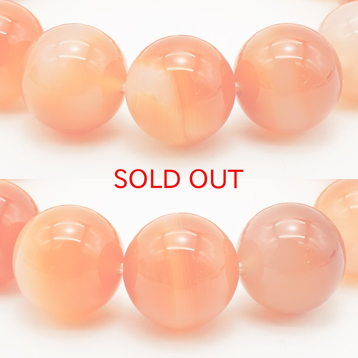 画像2: 【BLACK FRIDAY対象】 【山梨一級研磨士 作】 玉髄 15mm ブレスレット ブラジル産 手研磨 山梨県甲府市 職人 匠 宝石研磨 カルセドニー お守り 浄化 天然石 パワーストーン カラーストーン (2)