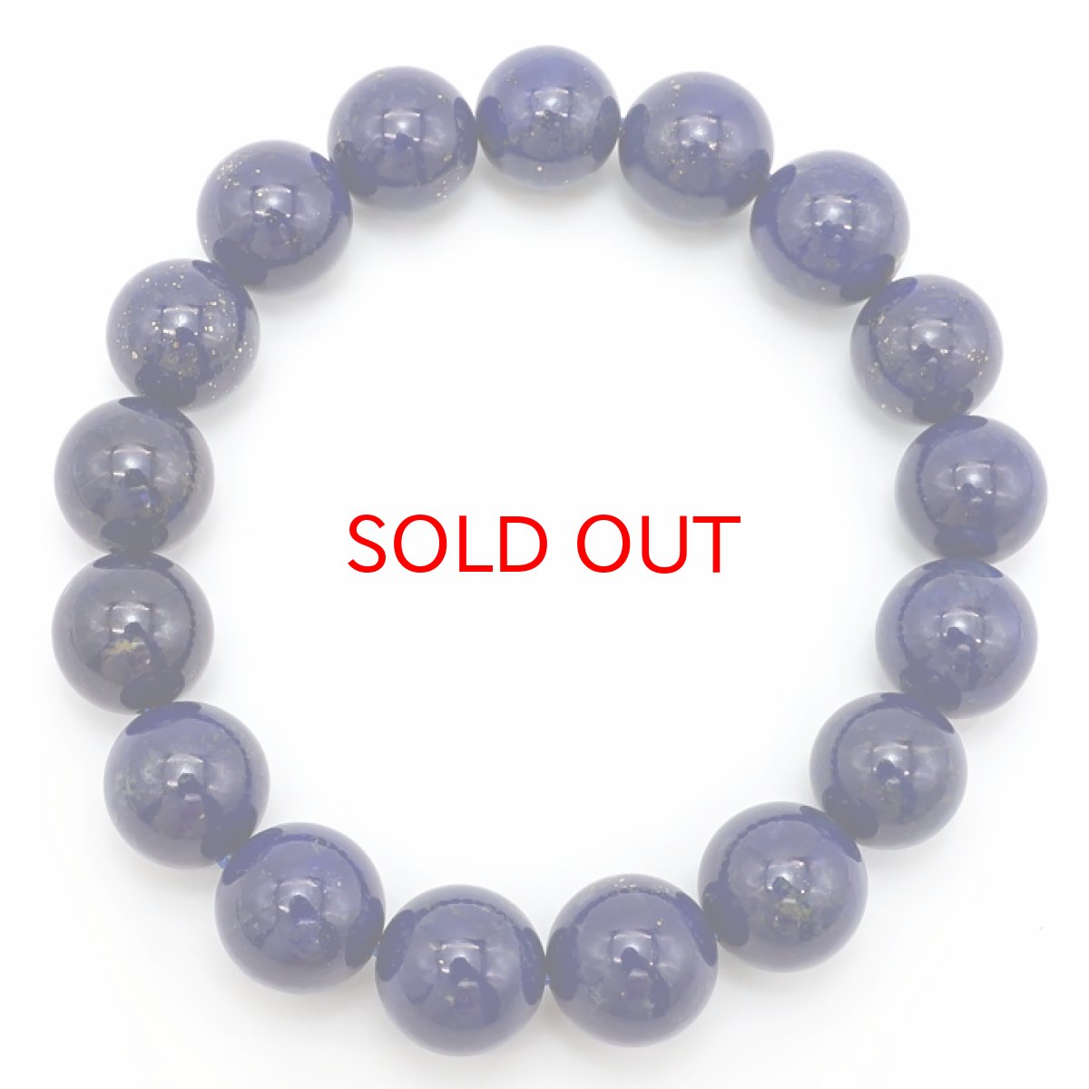 画像3: ラピスラズリ 12mm ブレスレット 高品質 アフガニスタン産 【一点もの】 Lapislazuli 9月 12月 誕生石 お守り 浄化 天然石 パワーストーン カラーストーン (3)