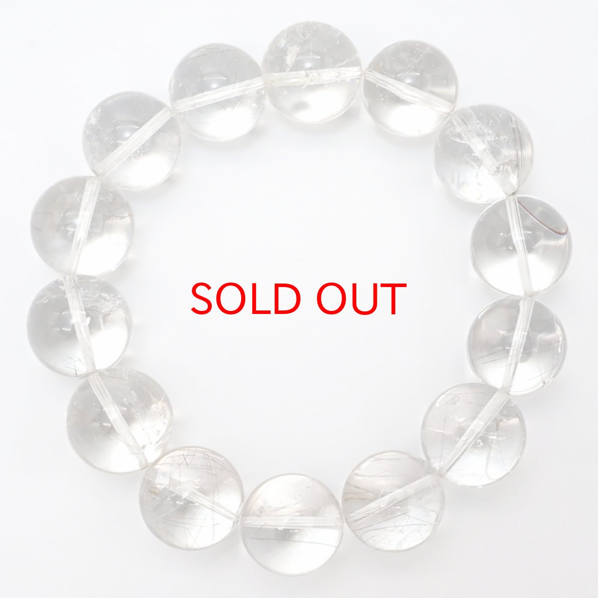 画像4: 【20%OFFセール】 山梨ゴールドルチルクォーツ 16mm ブレスレット 山梨県産 【 一点もの 】 山梨針入り水晶 Yamanashi Gold Rutile Quartz 日本銘石 パワーストーン 天然石 (4)