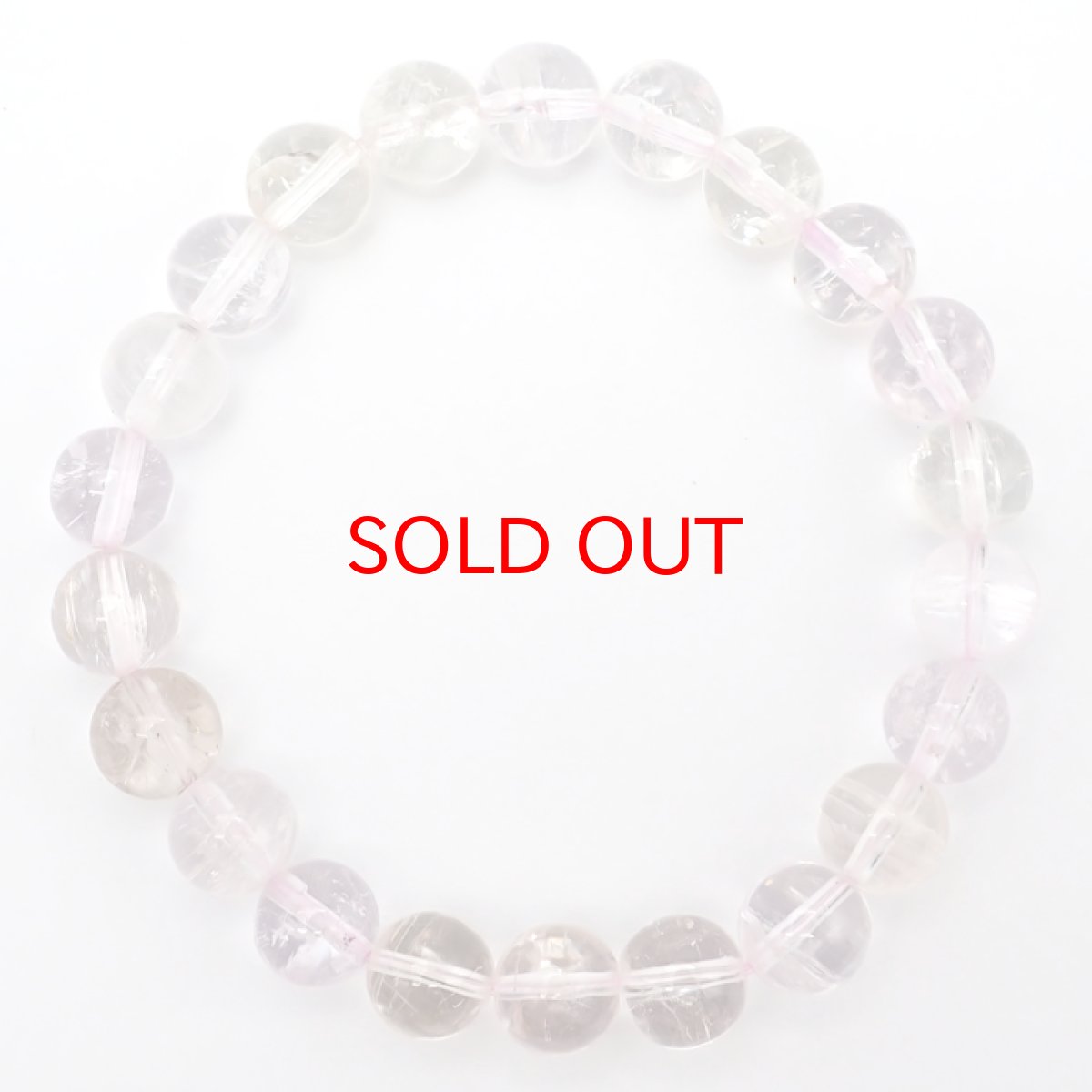 画像3: クンツァイト 9mm ブレスレット ブラジル産 【 一点物 】 スポデューメン Kunzite リシア輝石 浄化 お守り 天然石 パワーストーン カラーストーン (3)