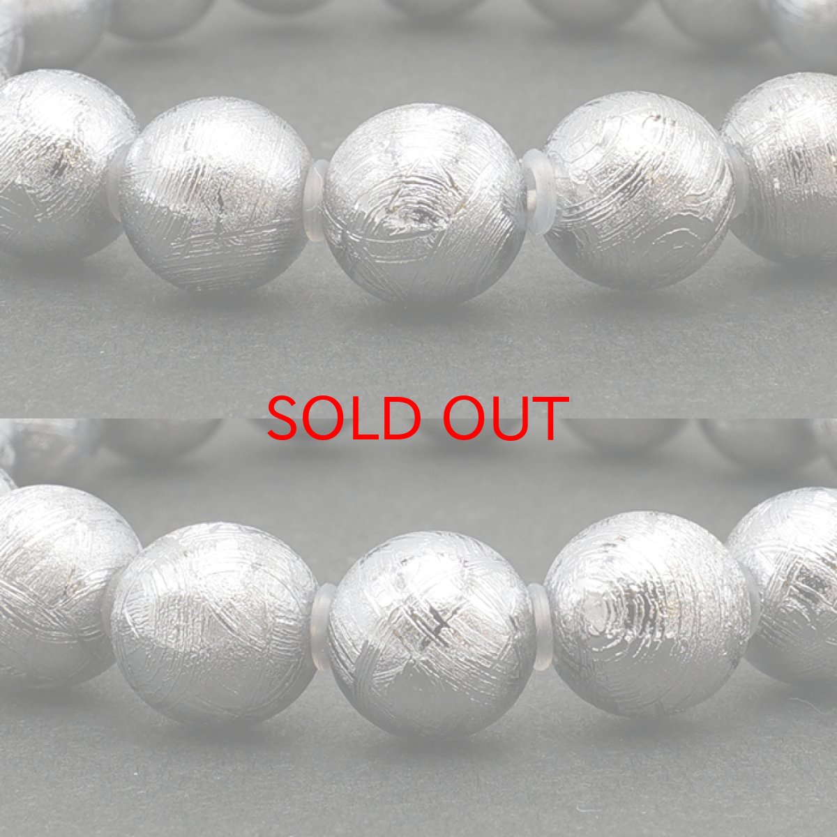 画像2: ギベオン 10mm ブレスレット ナミビア産 鉱物証明書付 【一点もの】 Gibeon 宇宙のパワー 隕石 チャネリング 浄化 お守り 天然石 パワーストーン カラーストーン (2)