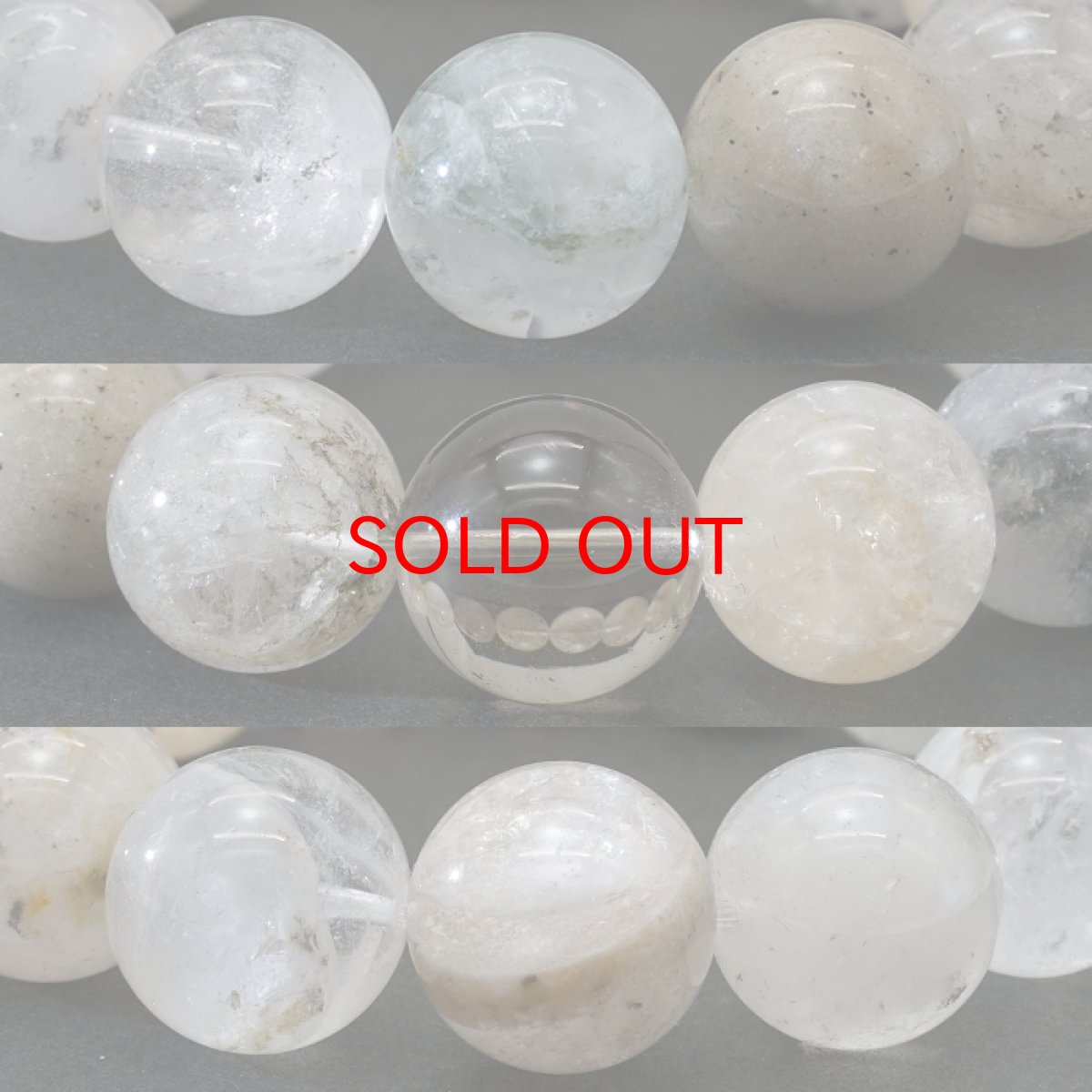 画像2: 【20%OFFセール】 ガネーシュヒマール水晶 柄 AAAランク 16mm ブレスレット ヒマラヤ産 【一点もの】 ネパール クローライト 水晶 クォーツ 希少価値 天然石 パワーストーン (2)