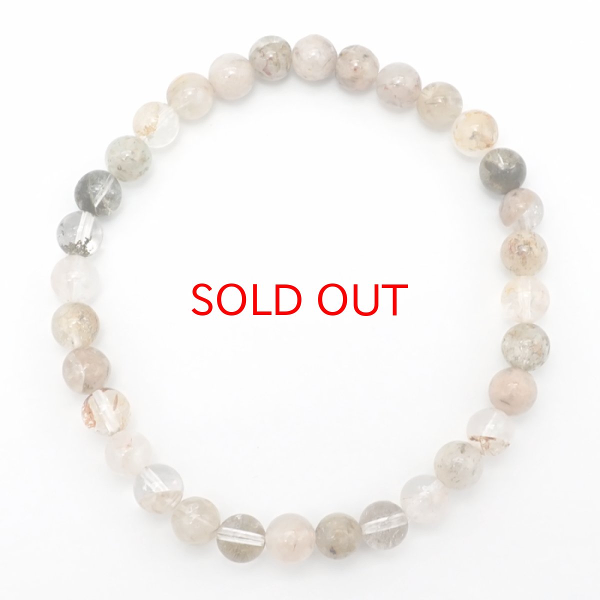 画像3: ガネーシュヒマール水晶 柄 AAAランク 6mm ブレスレット ヒマラヤ産 ネパール クローライト 水晶 クォーツ 希少価値 天然石 パワーストーン (3)