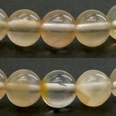 画像2: 【石の日SALE 14%OFF】 ザギマウンテンクォーツ 7.5mm ブレスレット 淡色 キャラメル パキスタン産 Zagi mauntain Quartz オレンジ イエロー 稀少石 浄化 水晶 天然石 パワーストーン (2)