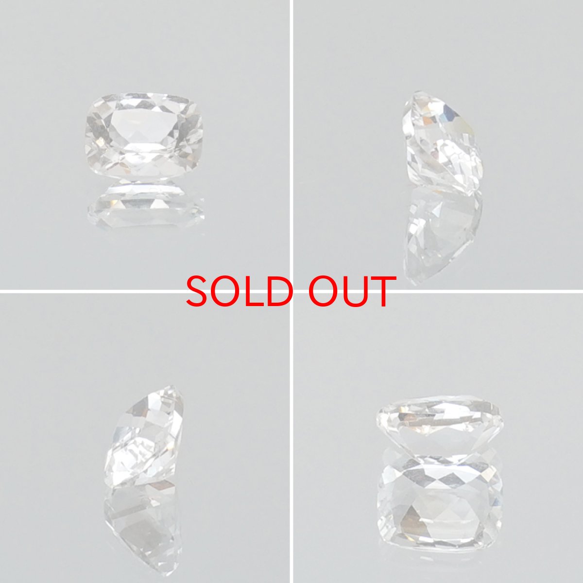 画像2: 【石の日セール】 モンドクォーツ ルース 長方形カット 約1.6ct 【一点物】 タンザニア産 希少 4月誕生石 稀少石 浄化 天然石 パワーストーン (2)