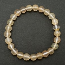 画像4: 【石の日SALE 14%OFF】 ザギマウンテンクォーツ 7.5mm ブレスレット 淡色 キャラメル パキスタン産 Zagi mauntain Quartz オレンジ イエロー 稀少石 浄化 水晶 天然石 パワーストーン (4)
