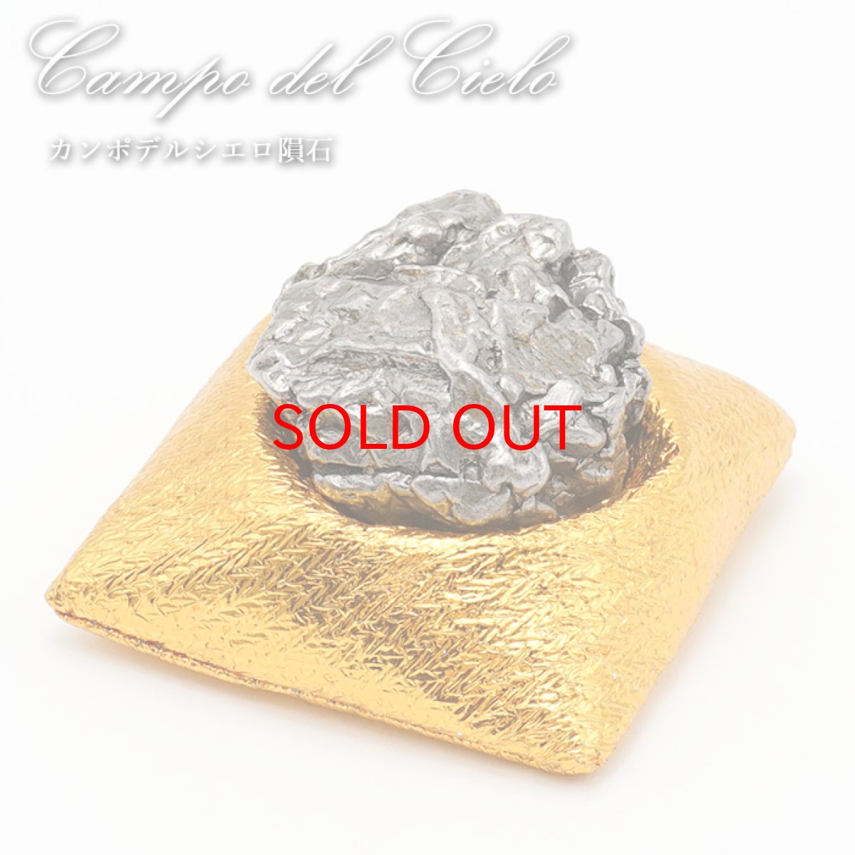 画像1: 【20%OFFセール】 カンポ・デル・シエロ 隕石 アルゼンチン産 座布団付き 【 一点物 】 Campo del Cielo Meteorite IAB鉄隕石 カンポ・デル・シエロ隕石 原石 天然石 パワーストーン カラーストーン (1)