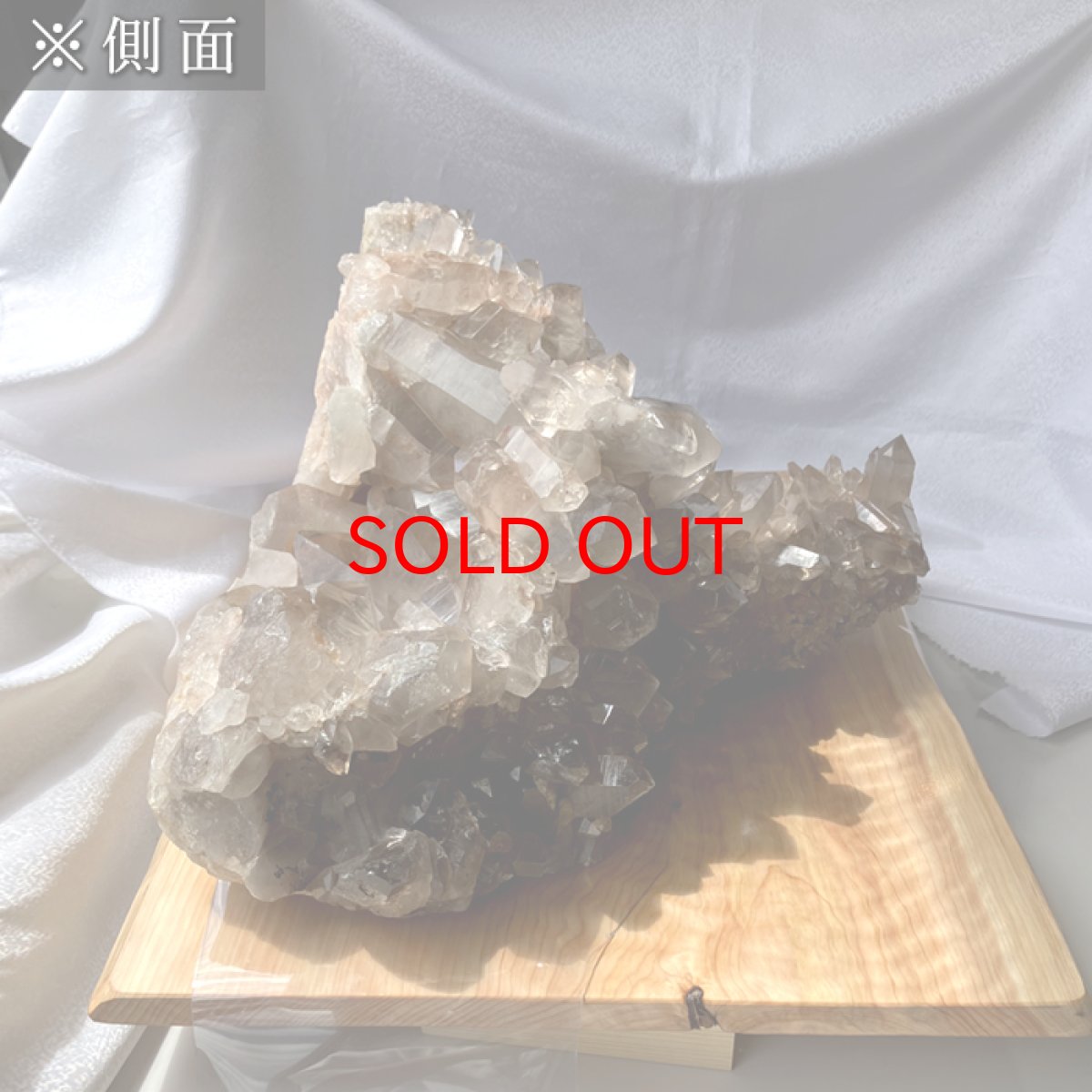 画像4: マニカラン水晶 クラスター 【特大】 30.1kg ヒマラヤ産 一点もの Manikaran Quartz 原石 水晶 クォーツ Manikaran Quartz 透明度 浄化 天然石 パワーストーン (4)