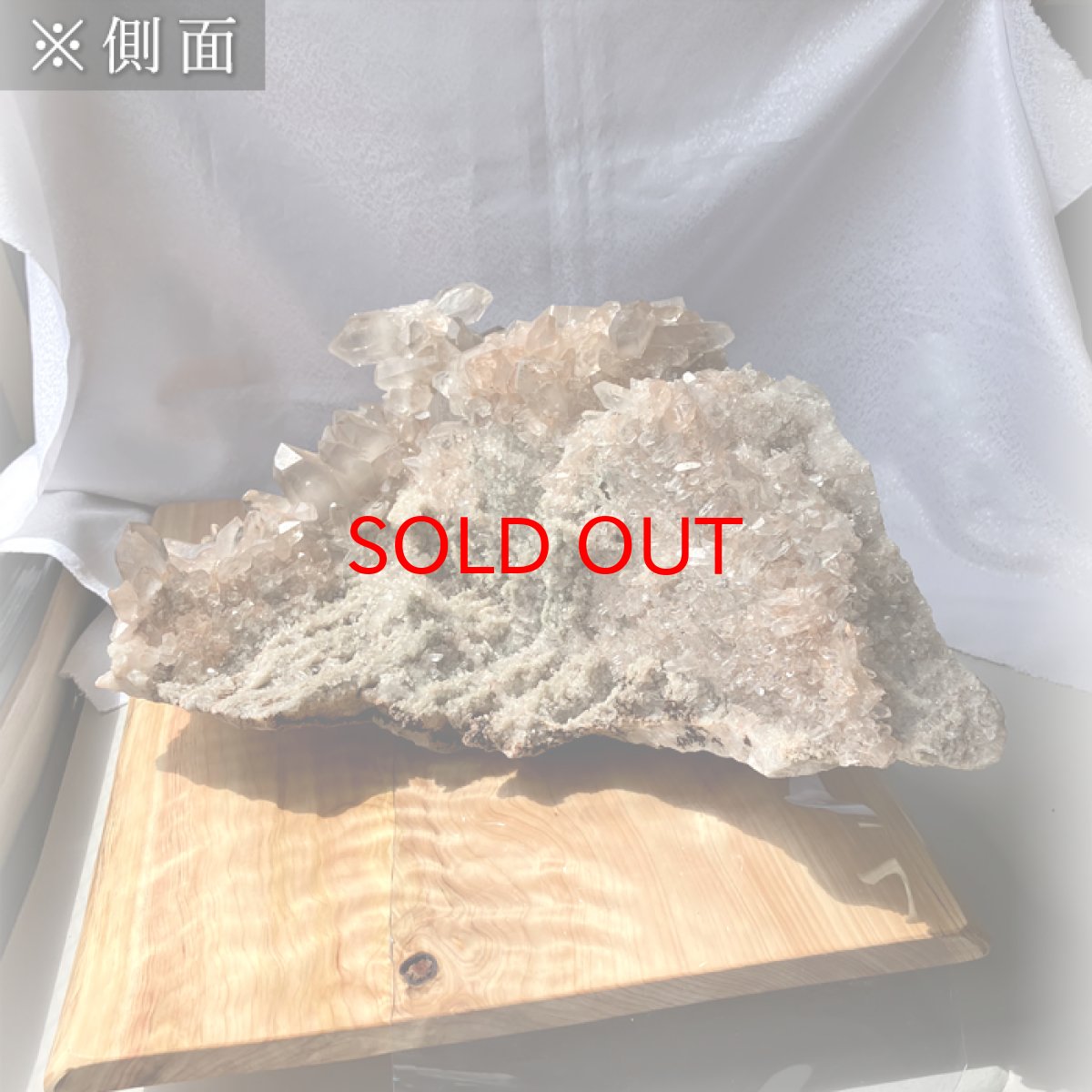 画像2: マニカラン水晶 クラスター 【特大】 30.1kg ヒマラヤ産 一点もの Manikaran Quartz 原石 水晶 クォーツ Manikaran Quartz 透明度 浄化 天然石 パワーストーン (2)