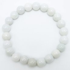 画像3: 【セール対象！25％OFF】 糸魚川翡翠 白 ブレスレット 10mm 新潟県産 【一点物】 Itoigawa Jade 糸魚川ひすい 日本銘石 国石 希少 健康運 お守り パワーストーン 天然石 カラーストーン (3)