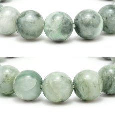 画像2: 【SALE 14%OFF】 糸魚川翡翠 ダークグリーン ブレスレット 10mm 新潟県産 【一点物】 Itoigawa Jade 糸魚川ひすい 日本銘石 国石 希少 健康運 お守り パワーストーン 天然石 カラーストーン (2)