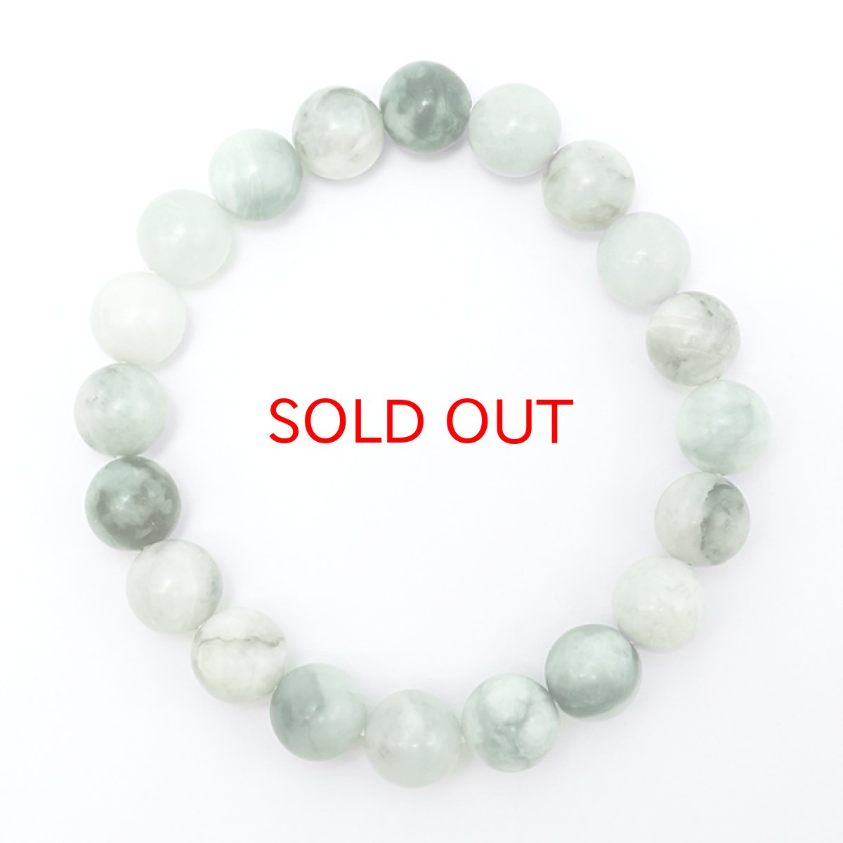 画像3: 【セール 14%OFF】 糸魚川翡翠 ブルー ブレスレット 10mm 新潟県産 【一点物】 Itoigawa Jade 糸魚川ひすい 日本銘石 国石 希少 健康運 お守り パワーストーン 天然石 カラーストーン (3)