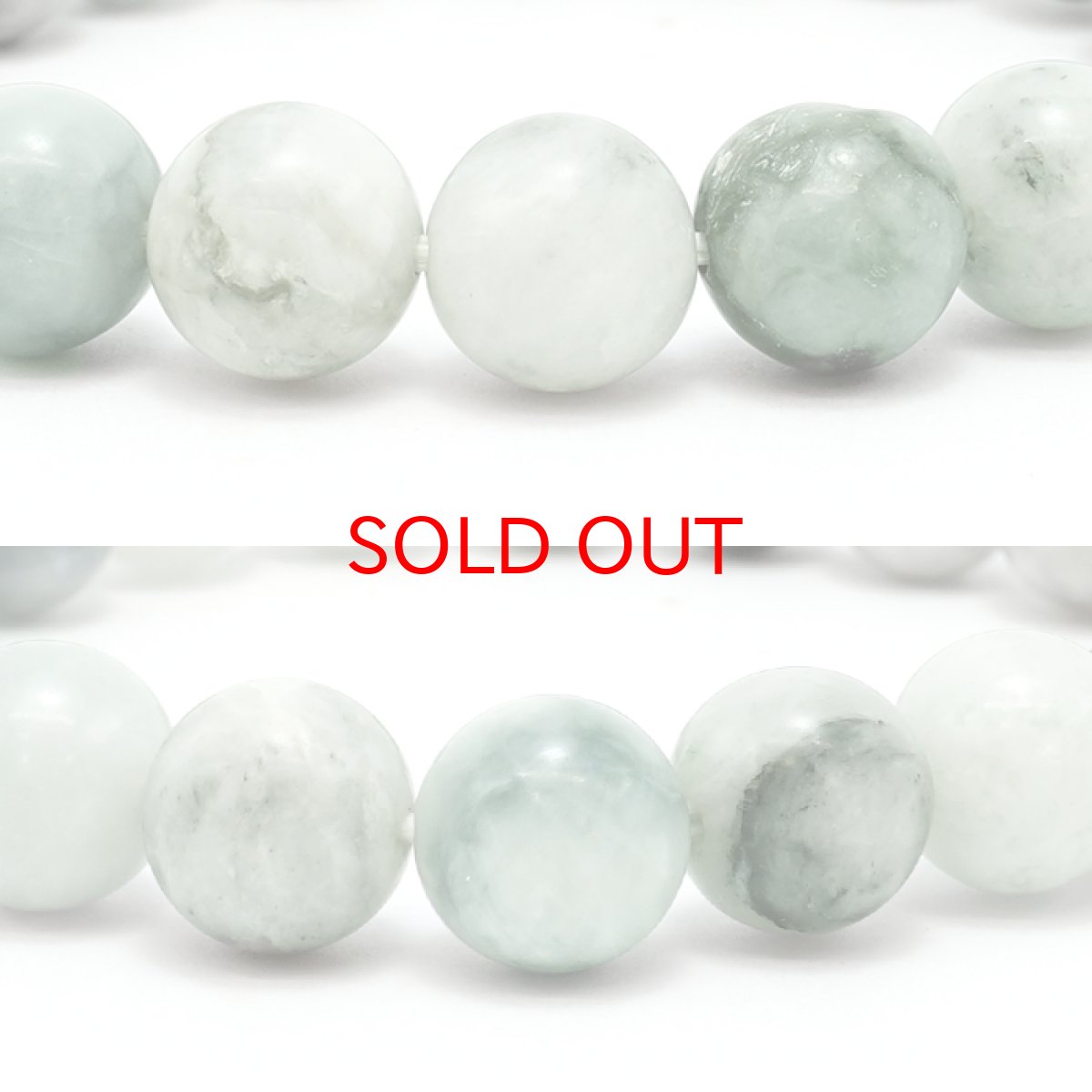 画像2: 【セール 14%OFF】 糸魚川翡翠 ブルー ブレスレット 10mm 新潟県産 【一点物】 Itoigawa Jade 糸魚川ひすい 日本銘石 国石 希少 健康運 お守り パワーストーン 天然石 カラーストーン (2)