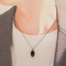 画像9: チンターマニストーン オーバル ペンダントトップ アメリカ産 【 一点物 】 シルバー ゴールド 隕石 才能 能力 エネルギー 超希少原石 天然石 パワーストーン カラーストーン (9)