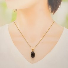 画像8: チンターマニストーン オーバル ペンダントトップ アメリカ産 【 一点物 】 シルバー ゴールド 隕石 才能 能力 エネルギー 超希少原石 天然石 パワーストーン カラーストーン (8)