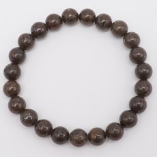 画像3: コンドライトL5 ブレスレット 8mm【一点物】サハラ砂漠産 Chondrite パワーストーン コンドライト 隕石 才能 能力 グラウディング エネルギー 活性 生命力 安定  (3)