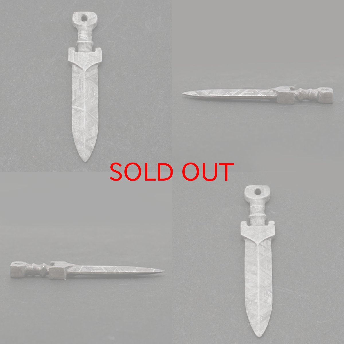 画像2: アルタイ隕石 彫り物 剣 新疆ウイグル産 【 一点物 】 Altai meteorite 隕石 チャネリング 浄化 天然石 パワーストーン カラーストーン (2)