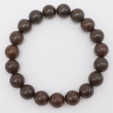 画像3: コンドライトL5 ブレスレット 10mm【一点物】サハラ砂漠産 Chondrite パワーストーン コンドライト 隕石 才能 能力 グラウディング エネルギー 活性 生命力 安定  (3)