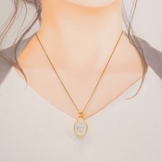 画像3: レインボームーンストーン ペンダントトップ SV925 スリランカ産 【一点もの】Rainbow Moonstone 6月誕生石 天然石 パワーストーン (3)