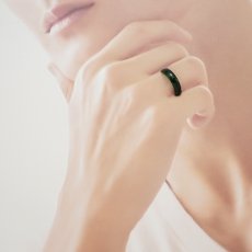 画像6: ミャンマー翡翠 くりぬきリング ミャンマー産【 一点もの 】Jade リング ミャンマー翡翠 天然翡翠 ひすい ヒスイ 5月誕生石 指輪 天然石 パワーストーン カラーストーン (6)