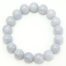 画像3: ラベンダー翡翠 12mm ブレスレット ミャンマー産 【一点もの】 【証明書付き】 Myanmar Jade ミャンマー翡翠 本翡翠 ひすい 紫 パープル 希少石 お守り 浄化 天然石 パワーストーン (3)