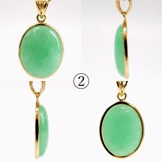 画像4: ミャンマー翡翠 SV925 ペンダントトップ ミャンマー産 翡翠 Myanmar Jade 本翡翠 ひすい グリーン 希少石 お守り 浄化 天然石 パワーストーン (4)