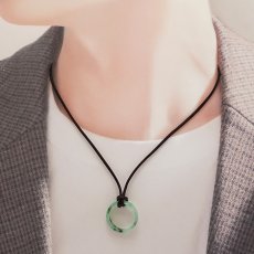 画像9: ミャンマー翡翠 くりぬきリング ミャンマー産【 一点もの 】Jade リング ミャンマー翡翠 天然翡翠 ひすい ヒスイ 5月誕生石 指輪 天然石 パワーストーン カラーストーン (9)