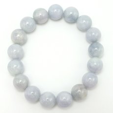 画像3: ラベンダー翡翠 12mm ブレスレット ミャンマー産 【一点もの】 【証明書付き】 Myanmar Jade ミャンマー翡翠 本翡翠 ひすい 紫 パープル 希少石 お守り 浄化 天然石 パワーストーン (3)