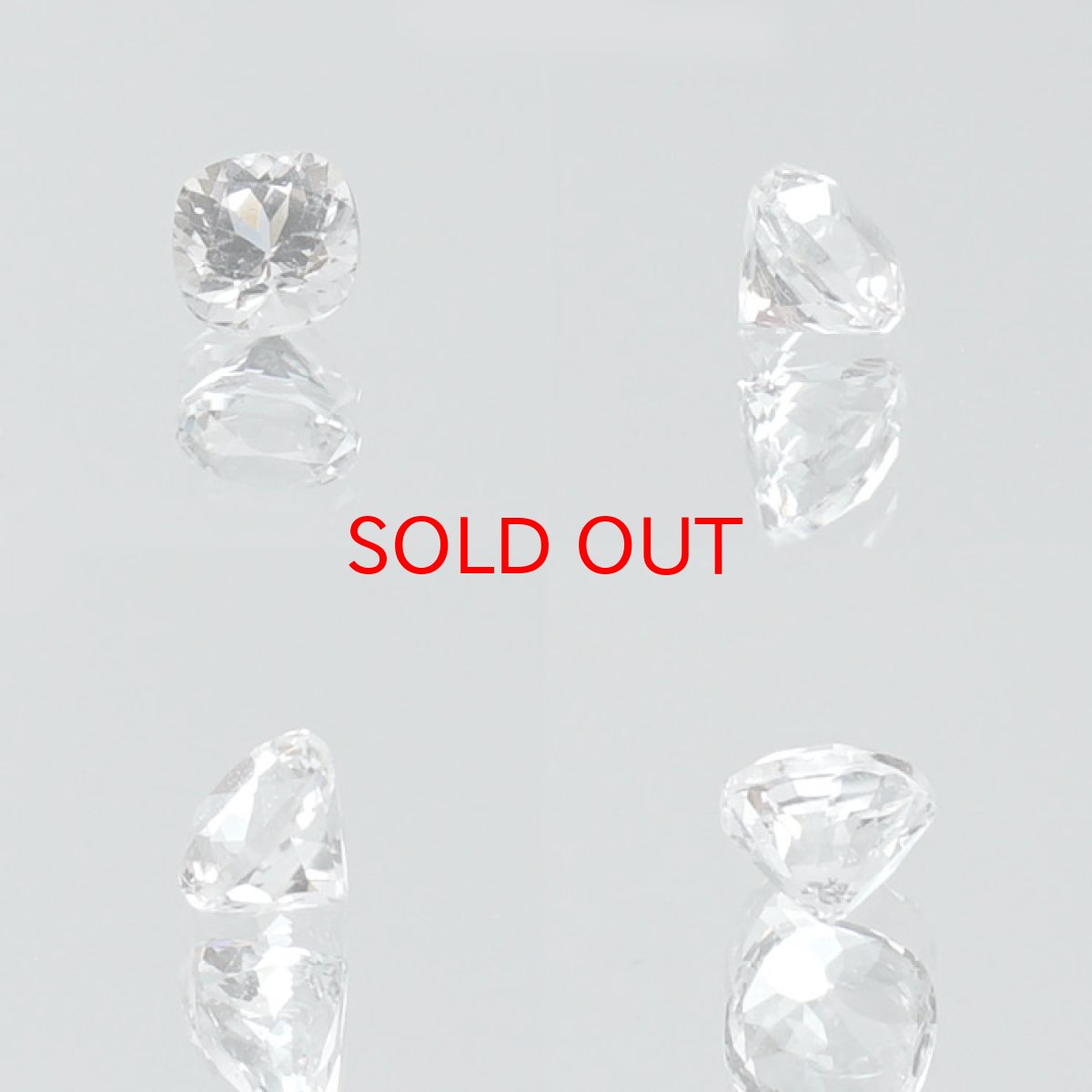 画像2: フェナカイト ルース 約0.4ct スクエアカット ロシア マリシェボ産 【 一点もの 】 フェナス石 Phenakite 希少石 レア 裸石 天然石 パワーストーン カラーストーン (2)