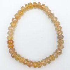 画像3: イエローサファイア 7.5mm ブレスレット 【 1点もの 】 スリランカ産 Yellow Sapphire 天然石 パワーストーン カラーストーン (3)