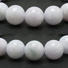 画像2: ラベンダー翡翠 12mm ブレスレット ミャンマー産 【一点もの】 【証明書付き】 Myanmar Jade ミャンマー翡翠 本翡翠 ひすい 紫 パープル 希少石 お守り 浄化 天然石 パワーストーン (2)