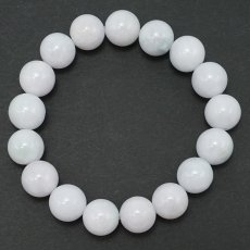 画像3: ラベンダー翡翠 12mm ブレスレット ミャンマー産 【一点もの】 【証明書付き】 Myanmar Jade ミャンマー翡翠 本翡翠 ひすい 紫 パープル 希少石 お守り 浄化 天然石 パワーストーン (3)
