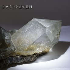 画像3: 【一点もの】マニハール水晶 ヒマラヤ クラスター 台付き インドマニハール産 約624.3g Manihar Quartz 水晶 天然石 パワーストーン カラーストーン (3)
