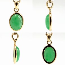 画像2: ミャンマー翡翠 SV925 ペンダントトップ ミャンマー産 翡翠 Myanmar Jade 本翡翠 ひすい グリーン 希少石 お守り 浄化 天然石 パワーストーン (2)