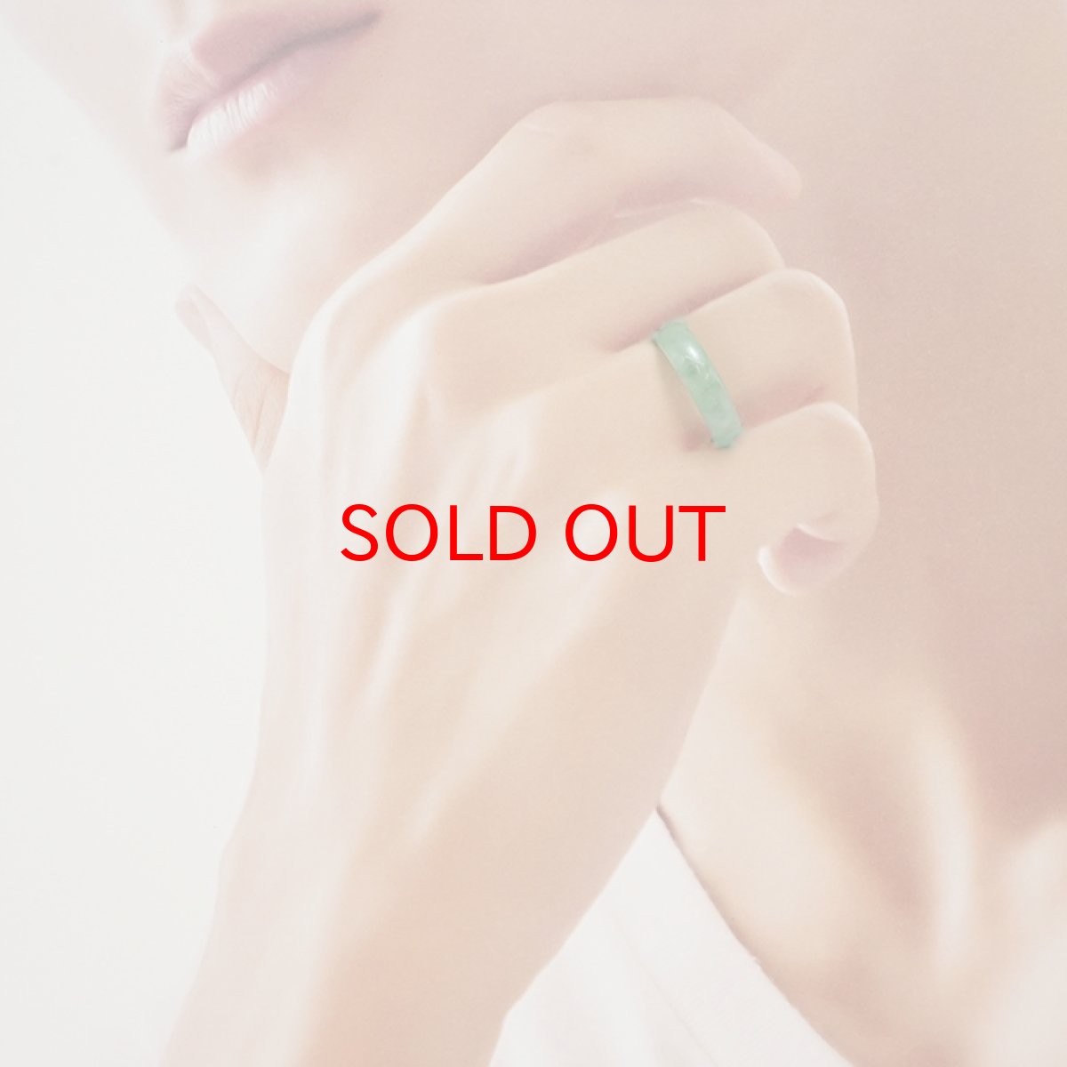 画像6: ミャンマー翡翠 くりぬきリング ミャンマー産【 一点もの 】Jade リング ミャンマー翡翠 天然翡翠 ひすい ヒスイ 5月誕生石 指輪 天然石 パワーストーン カラーストーン (6)