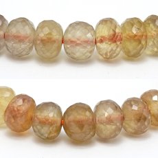 画像2: イエローサファイア 7.5〜8mm ブレスレット 【 1点もの 】 スリランカ産 Yellow Sapphire 天然石 パワーストーン カラーストーン (2)