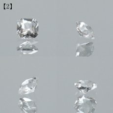 画像4: フェナカイト ルース 約0.1ct スクエアカット ロシア マリシェボ産 【 一点もの 】 フェナス石 Phenakite 希少石 レア 裸石 天然石 パワーストーン カラーストーン (4)