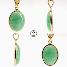 画像4: ミャンマー翡翠 SV925 ペンダントトップ ミャンマー産 翡翠 Myanmar Jade 本翡翠 ひすい グリーン 希少石 お守り 浄化 天然石 パワーストーン (4)