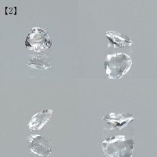 画像4: フェナカイト ルース 約0.1ct トリリアンカット ロシア マリシェボ産 【 一点もの 】 フェナス石 Phenakite 希少石 レア 裸石 天然石 パワーストーン カラーストーン (4)
