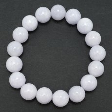 画像3: ラベンダー翡翠 12mm ブレスレット ミャンマー産 【一点もの】 【証明書付き】 Myanmar Jade ミャンマー翡翠 本翡翠 ひすい 紫 パープル 希少石 お守り 浄化 天然石 パワーストーン (3)