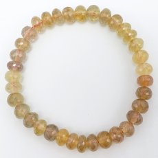 画像3: イエローサファイア 7.5〜8mm ブレスレット 【 1点もの 】 スリランカ産 Yellow Sapphire 天然石 パワーストーン カラーストーン (3)