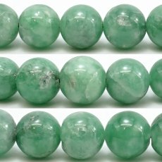 画像3: ミャンマー翡翠 7-8mm 連 ミャンマー産 【一点もの】 翡翠 Myanmar Jade 本翡翠 ひすい グリーン 連材 1連 お守り 浄化 天然石 パワーストーン (3)