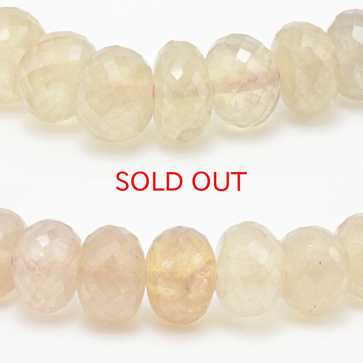 画像2: イエローサファイア 9.5mm ブレスレット 【 1点もの 】 スリランカ産 Yellow Sapphire 天然石 パワーストーン カラーストーン (2)