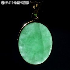 画像5: ミャンマー翡翠 SV925 ペンダントトップ ミャンマー産 翡翠 Myanmar Jade 本翡翠 ひすい グリーン 希少石 お守り 浄化 天然石 パワーストーン (5)