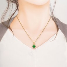 画像4: ミャンマー翡翠 SV925 ペンダントトップ ミャンマー産 翡翠 Myanmar Jade 本翡翠 ひすい グリーン 希少石 お守り 浄化 天然石 パワーストーン (4)