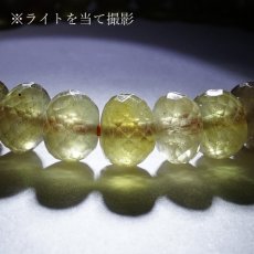 画像4: イエローサファイア 7.5〜8mm ブレスレット 【 1点もの 】 スリランカ産 Yellow Sapphire 天然石 パワーストーン カラーストーン (4)