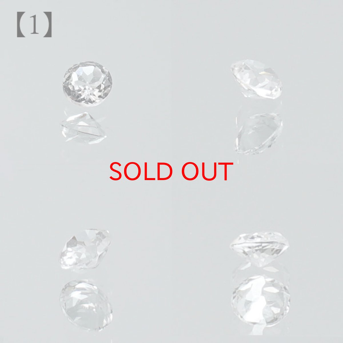 画像2: フェナカイト ルース 約0.1ct ラウンドカット ロシア マリシェボ産 【 一点もの 】 フェナス石 Phenakite 希少石 レア 裸石 天然石 パワーストーン カラーストーン (2)